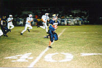 Carl Weed on way to touchdown